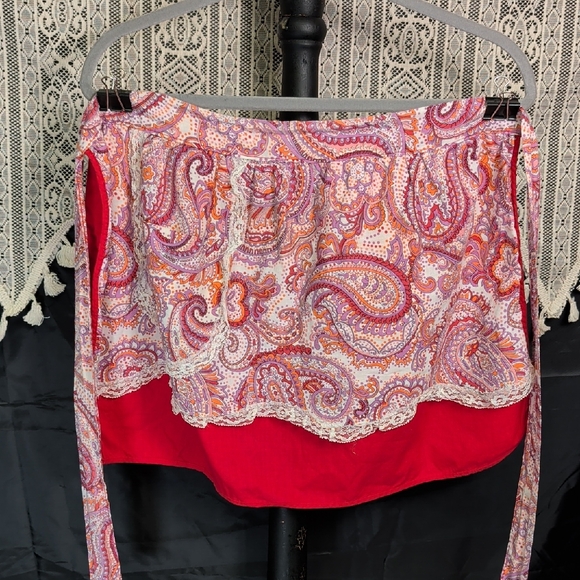 Other - Vintage Apron Paisley Reversible Kitchen
